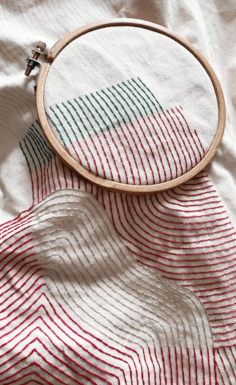 Schilderen met borduurgaren