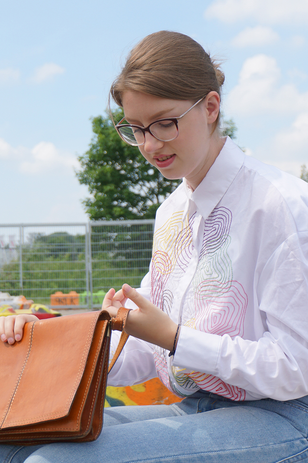 Draagbaar borduurwerk